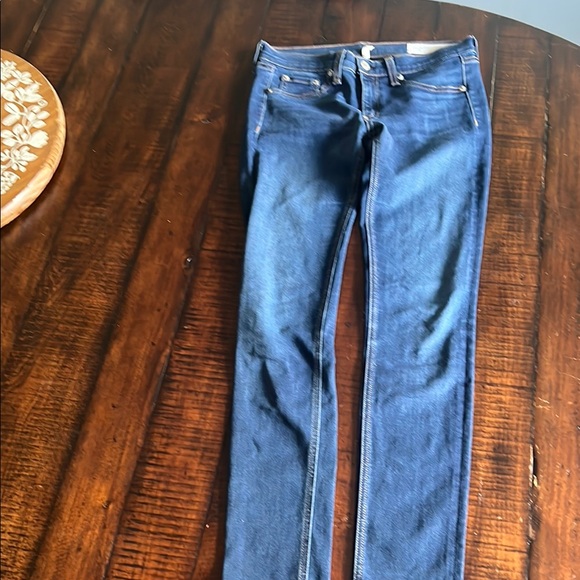 Rag & Bone Blue Denim Jeans - Picture 3 of 6